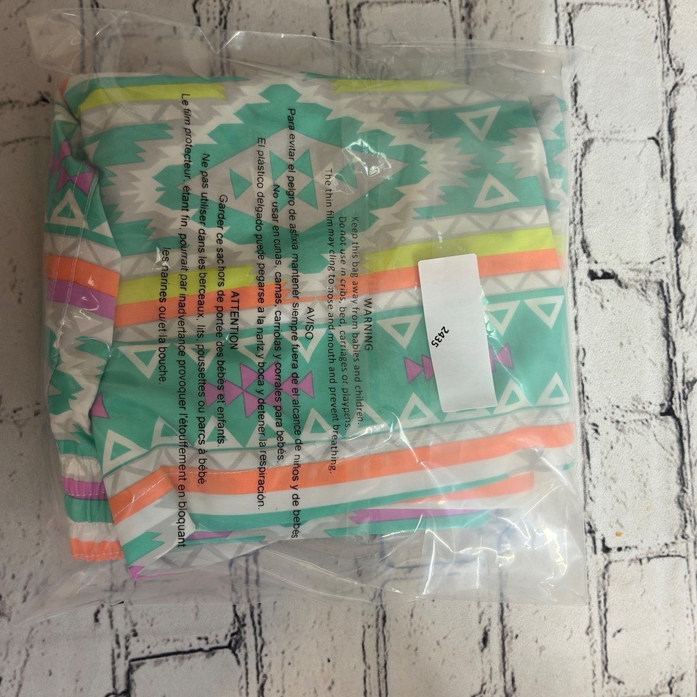 Chubbies Shorts Men M Colorful En Fuegos Aztec Mesh Lined Swim Trunk Beach - Picture 10 of 10